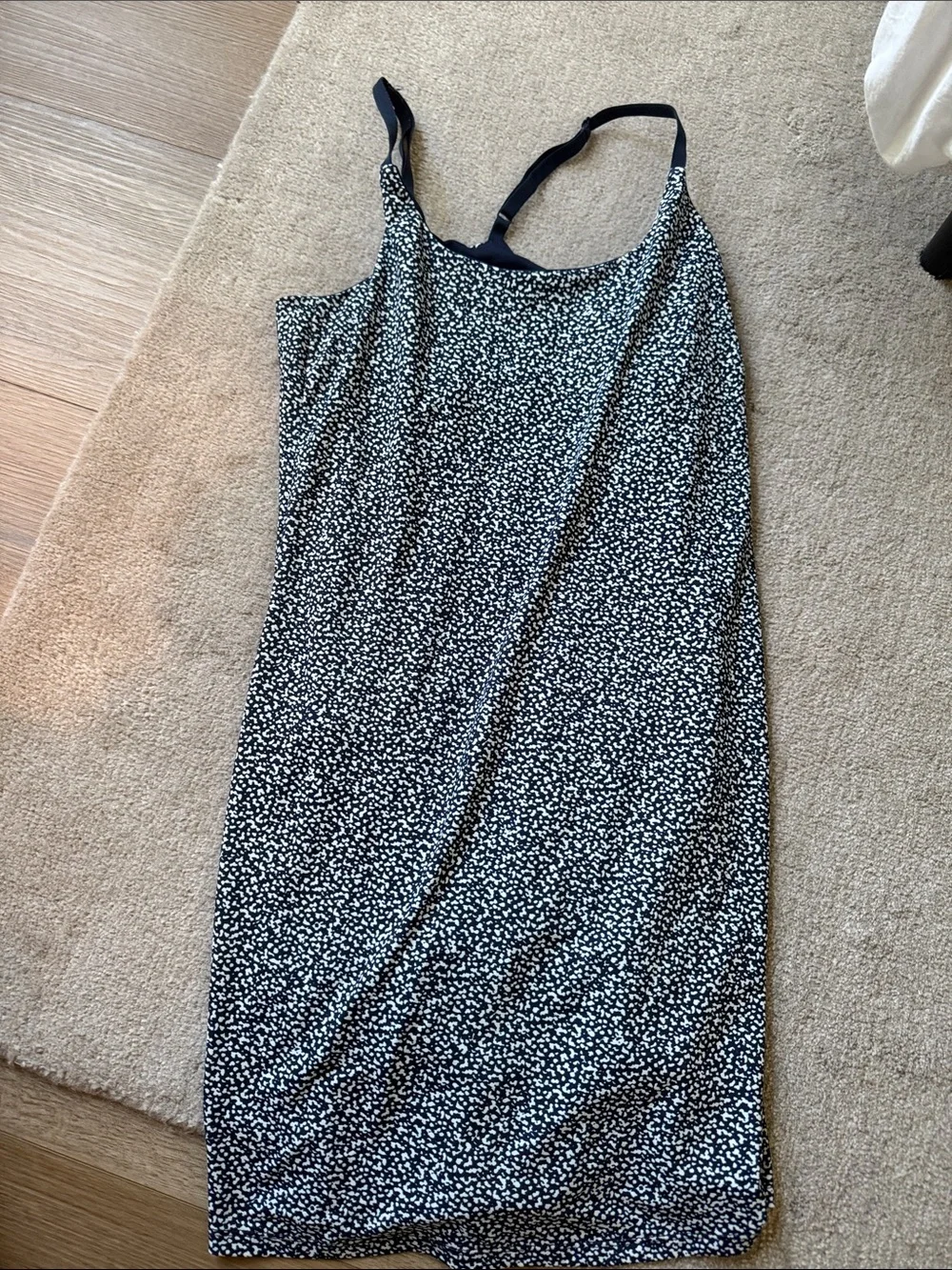 lululemon athletica Black and White Mini Slip Dress